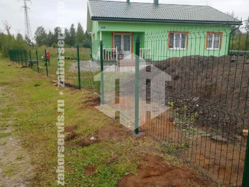 3D заборы для частного дома 87 метров 5мм