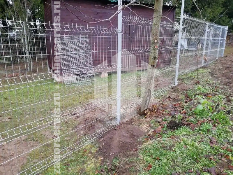 Забор из сетки гиттер 56 метров