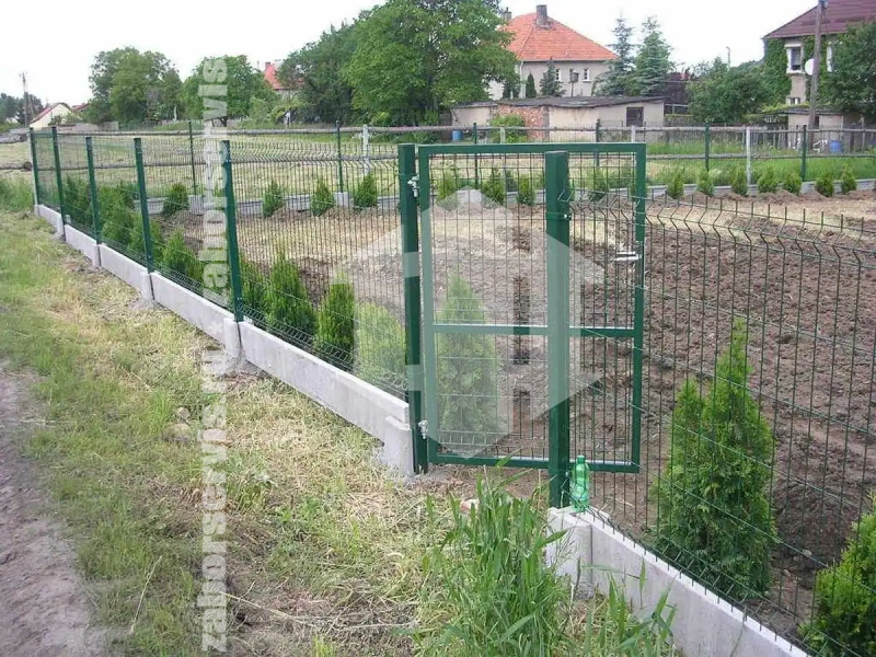 3D забор на ленточном фундаменте 85 метров