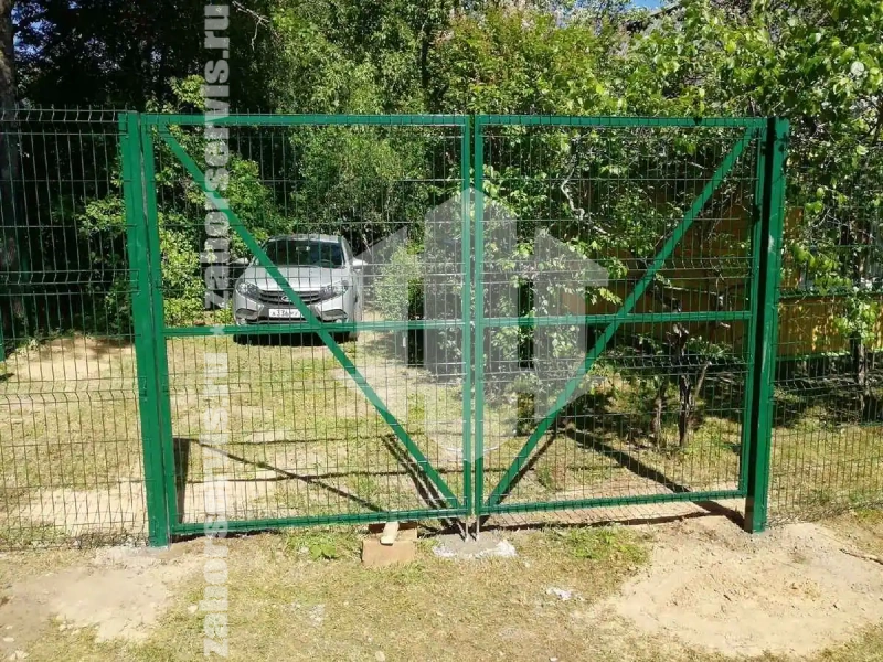 3D заборы для частного дома 65 метров 4 мм