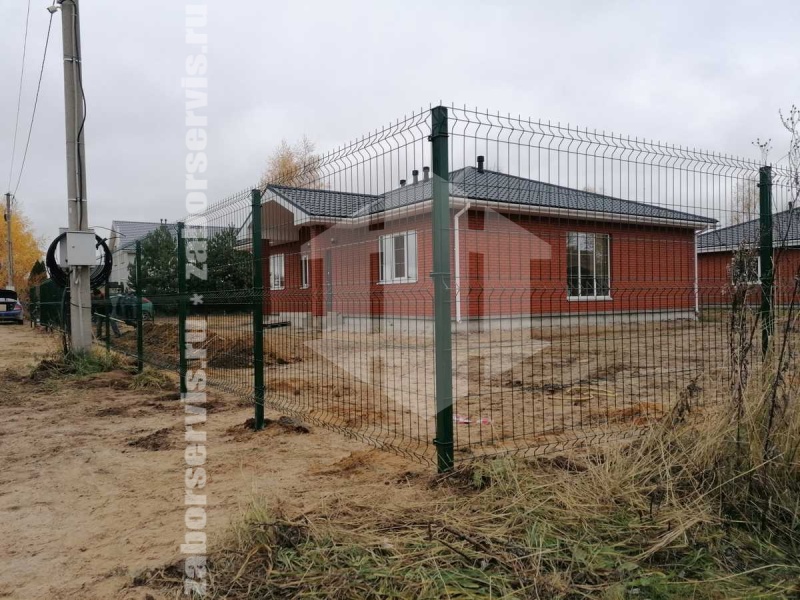 3D заборы для частного дома 12 соток 6мм