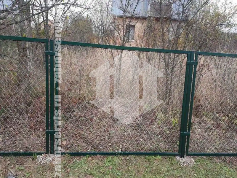 Забор из сетки рабицы секциями 57 метров