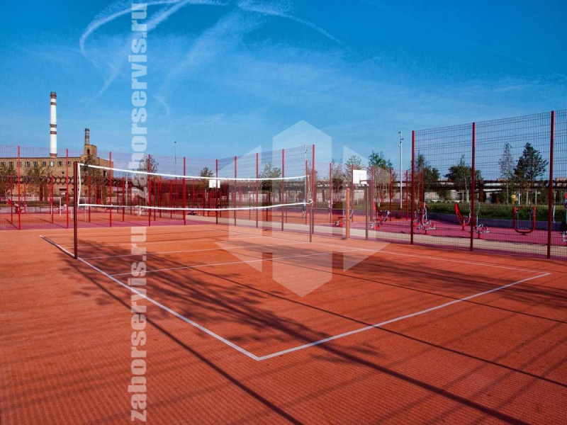 3D заборы для спортивной площадки 300 метров 4мм