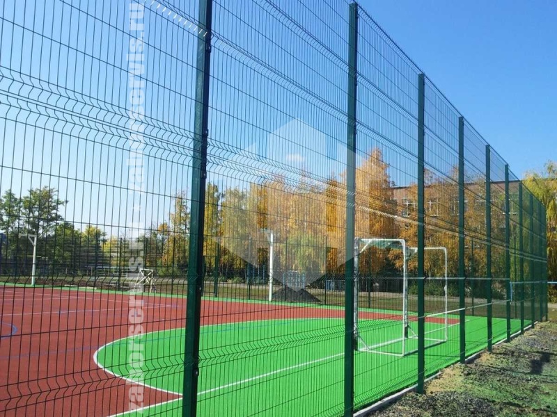 3D заборы зеленый для спортивной площадки 100 метров 4мм