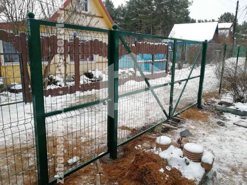 Забор из сетки гиттер 95 метров