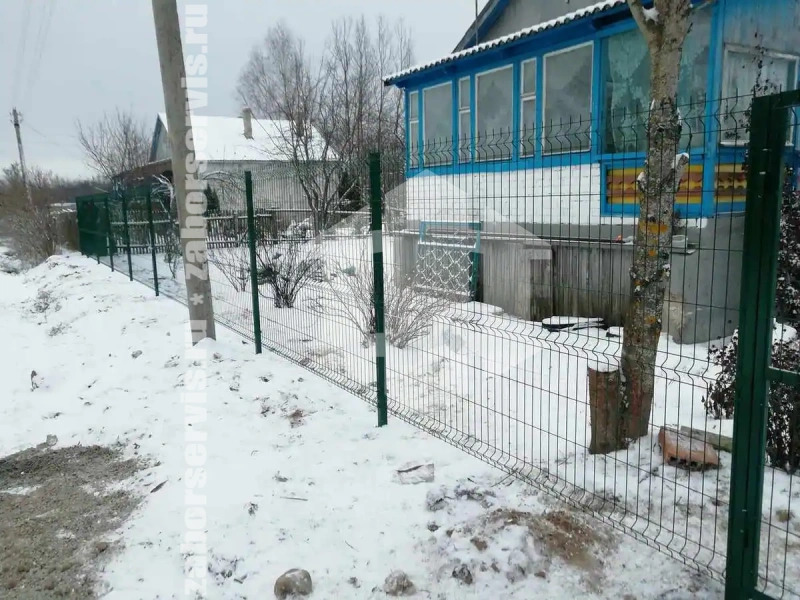 Забор из сетки гиттер 82 метра