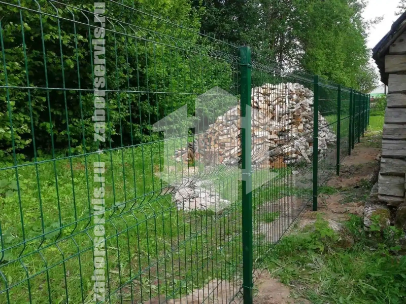 3D забор 88 метров зеленый 4мм