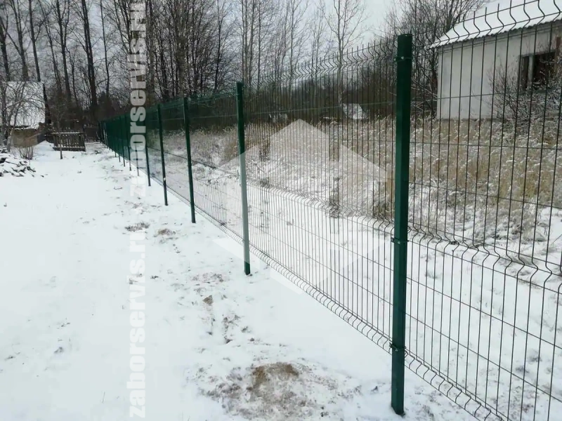 Забор из сетки гиттер 82 метра