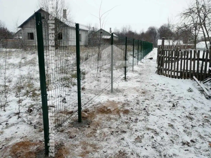 Забор из сетки гиттер 82 метра