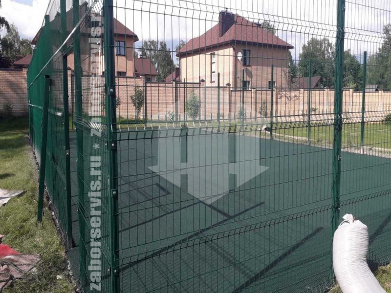 3D заборы для спортивной площадки 6 соток 4мм