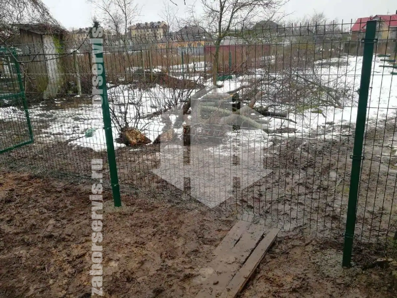 Секционный 3D забор 70 метров