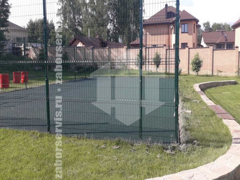 3D заборы для спортивной площадки 6 соток 4мм