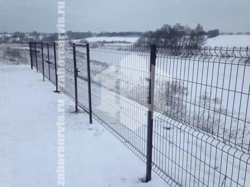 3D заборы для частного дома 73 метра 4мм